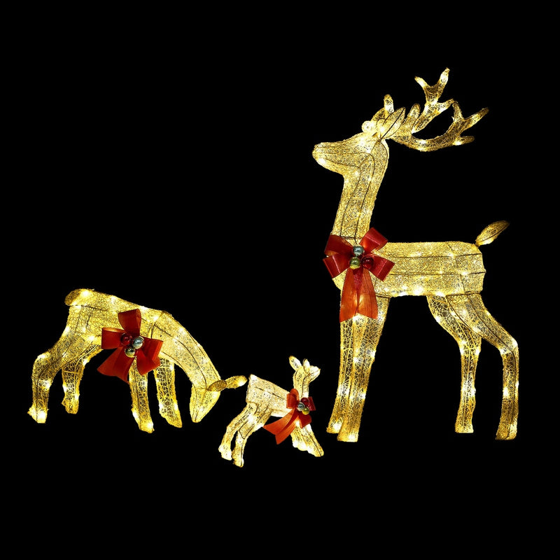 Tinseltown Christmas Lights LED 3PCS Reindeer Family Xmas Decor