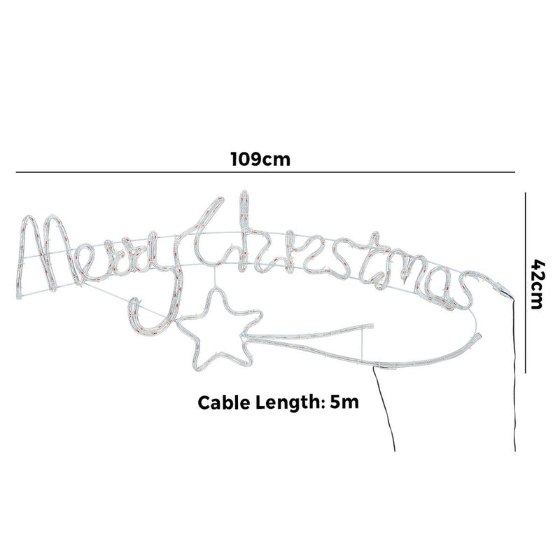 Tinseltown Christmas Light LED Motif Rope Lights 109cm