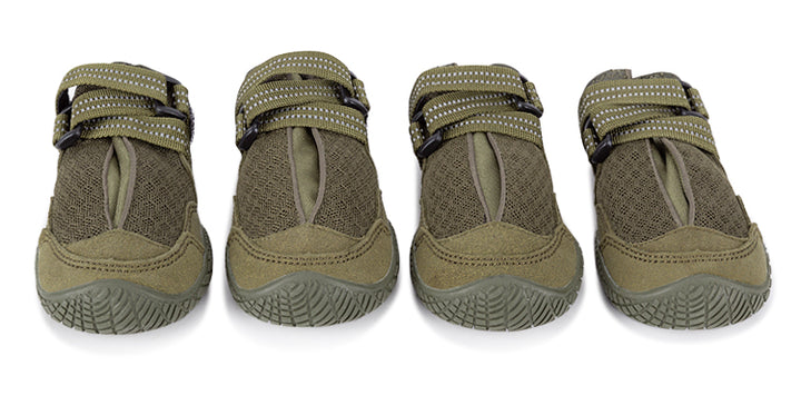 Whinhyepet Outdoor Adventure Dog Shoes - Green, Size 4-1962324869425270788