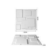 12Pcs 3D Wall Panels 50x50cm DIY Waterproof-1954803004708360194