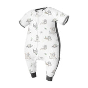 Domiamia Bamboo Short Sleeve Sleep Sack with Feet - 0.6 Tog-1954803092339953665