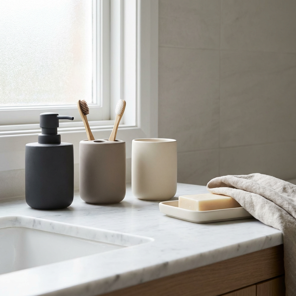 Minimal Bathroom Organization