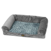 PaWz Pet Bed Sofa Dog Bedding Soft Warm L Grey Large-1954802514956259328