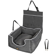 PaWz Dog Car Booster Seat Belt Pet Backrest Grey-1954802563937341440