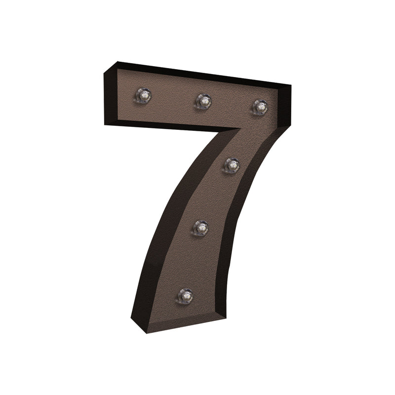 LED Metal Number Lights Free Standing-1954803090385408000