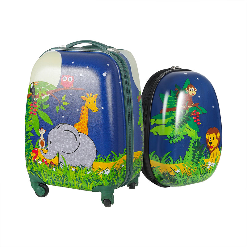 BoPeep 16''13'' 2PCS Kids Luggage Set Jungle-1954802778295635968