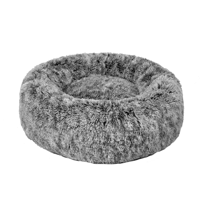 PaWz Pet Bed Cat Dog Donut Nest Calming L Charcoal Large-1954802517388955648