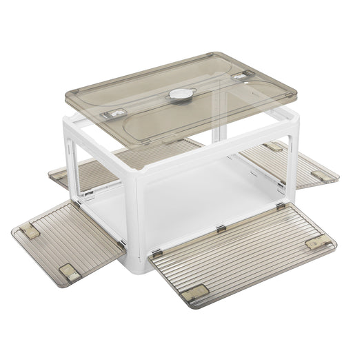 Storage Box Plastic Stackable Container L Large-1954802599278546945