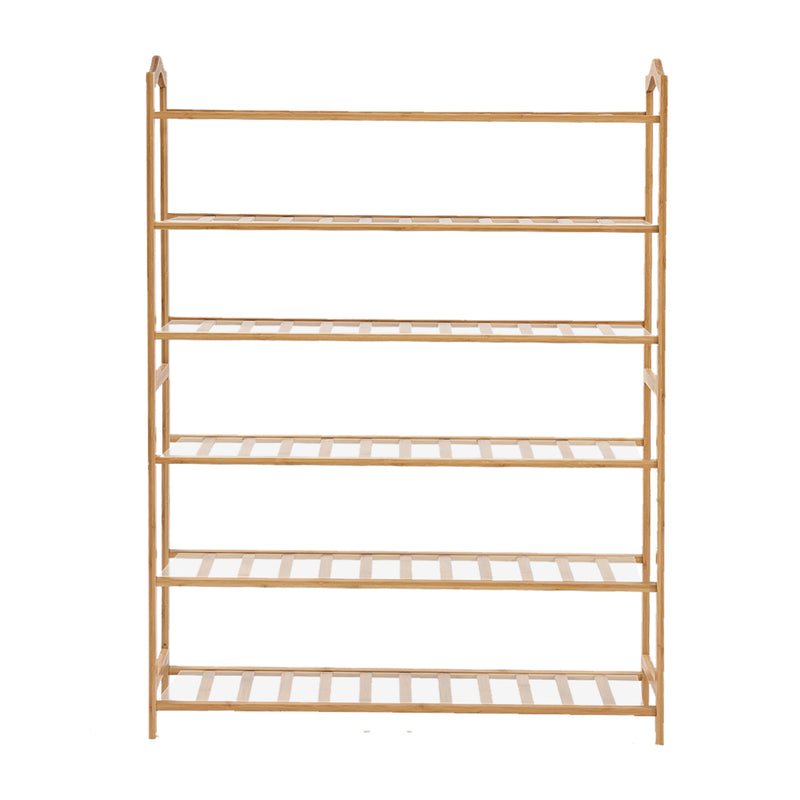 Levede Bamboo Shoe Rack Storage Wooden-1954802688814354433