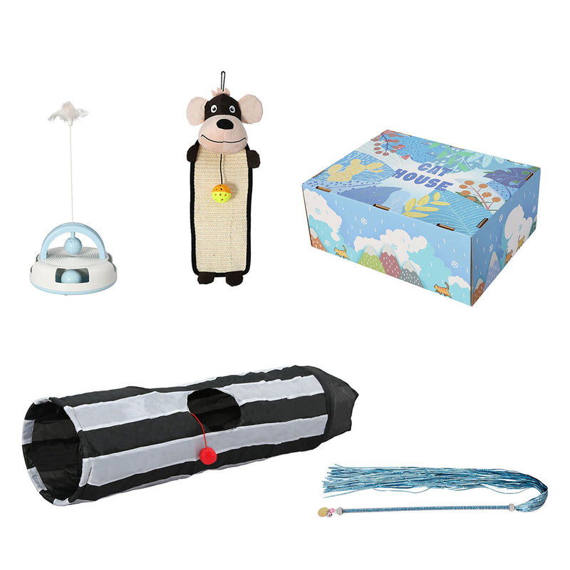 PaWz Interactive Pet Toy Set Cat Tunnel-1954803091111022593