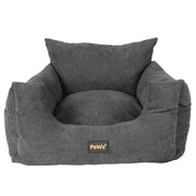 PaWz Pet Car Booster Seat Dog Protector M Grey Medium-1954802559755620353