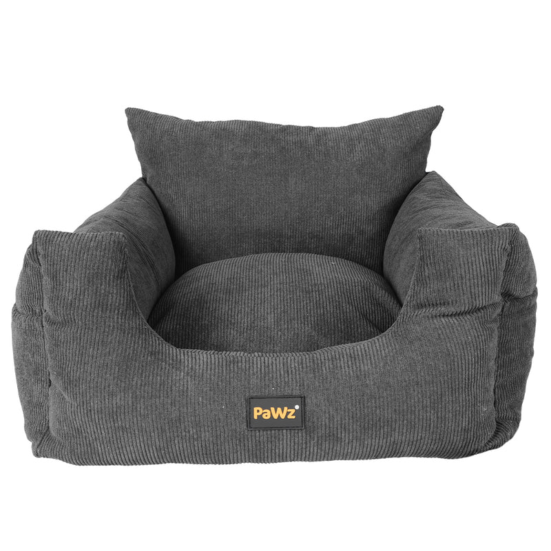 PaWz Pet Car Booster Seat Dog Protector M Grey Medium-1954802559755620353