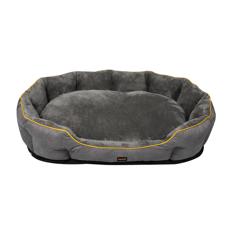 PaWz Electric Pet Heater Bed Heated XL Grey X-Large-1954802544337358849