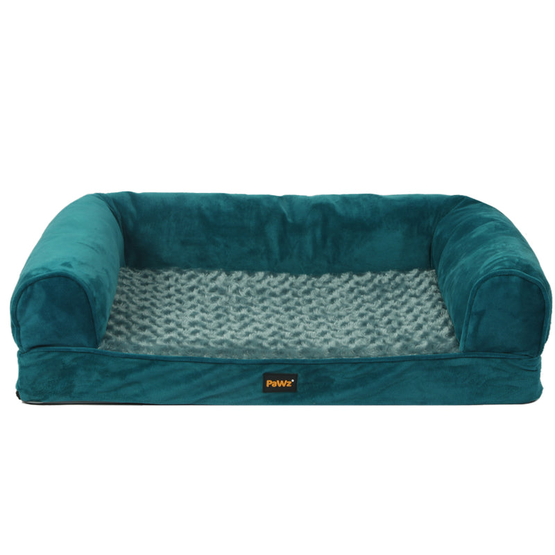PaWz Pet Bed Sofa Dog Bedding Soft Warm L Blue Large-1954802514780098561