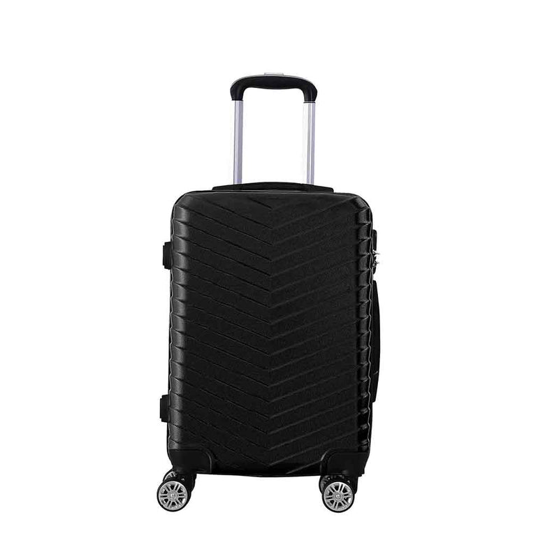Slimbridge 20" Carry On Travel Luggage Black 20 inch-1954802806686879745