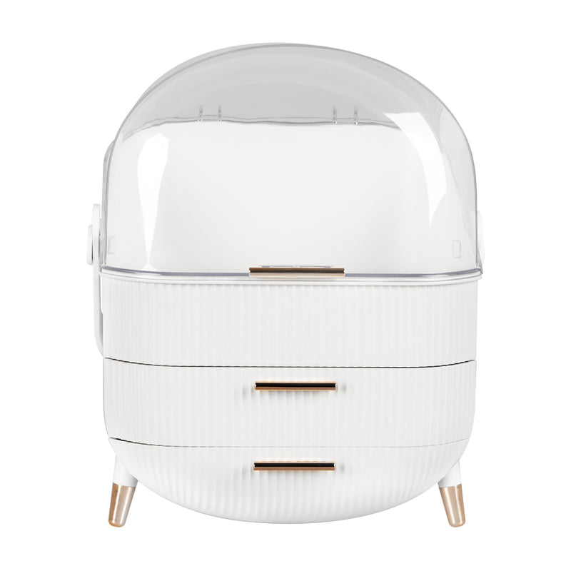 Makeup Organizer Case Drawer Portable White-1954803003059998721