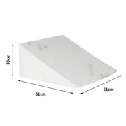 DreamZ Bedding Wedge Pillow Memory Foam White 30-1954802700248027138