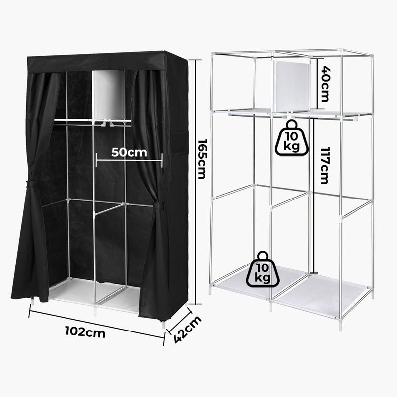 Levede Portable Closet Wardrobe Organizers 102CM-1954802470895095810
