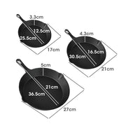 TOQUE Non Stick Frying Pan Set 3PCS-1954802795370647553
