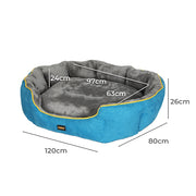 PaWz Electric Pet Heater Bed Heated XL Blue X-Large-1954802544131837954