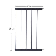 Levede Baby Safety Gate Adjustable Pet Black 45cm Extension-1954802908604272642