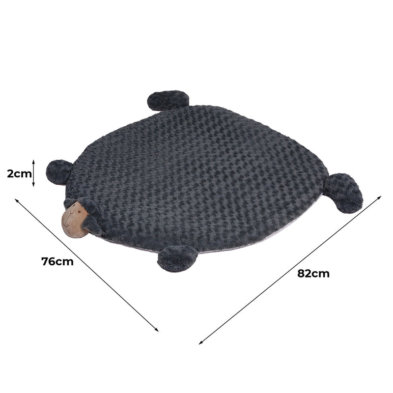 PaWz Pet Bed Cat Calming Bed Dog Squeaky M Charcoal Medium-1954802525270052866