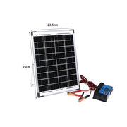 12V 10W Solar Panel Kit Mono Caravan-1954802612285083650