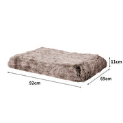 PaWz Dog Mat Pet Calming Bed Memory M Coffee Medium-1954802546543562754