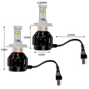 4 Side Cree LED Car Headlight 160W 2500LM-1954802586309758978