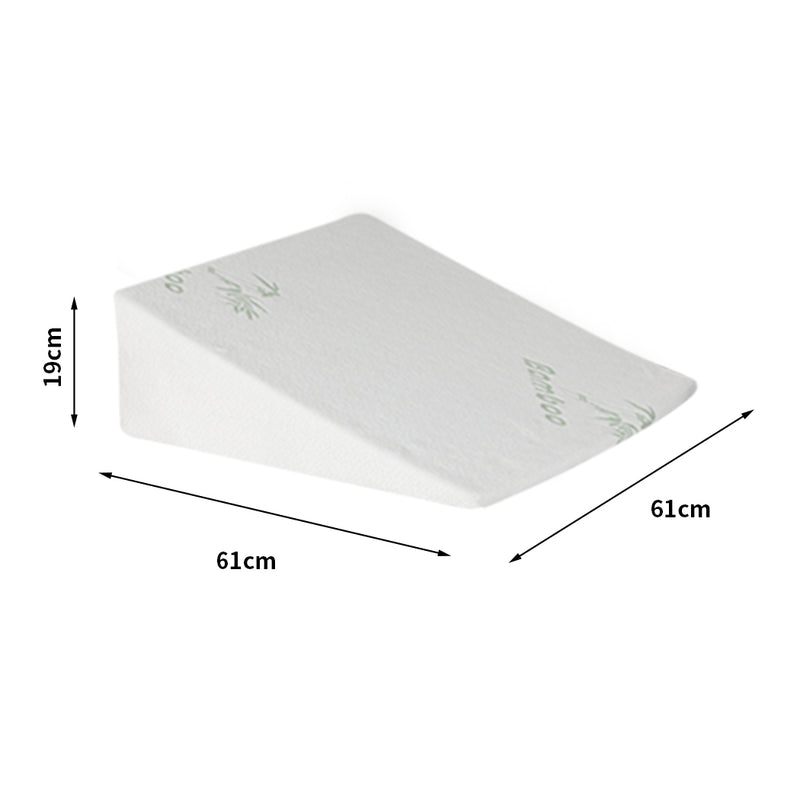 DreamZ Bedding Wedge Pillow Memory Foam White 19-1954802699895705602