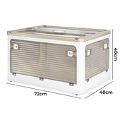 Storage Box Plastic Stackable Container L Large-1954802599278546946