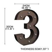 LED Metal Number Lights Free Standing-1954803090217635842