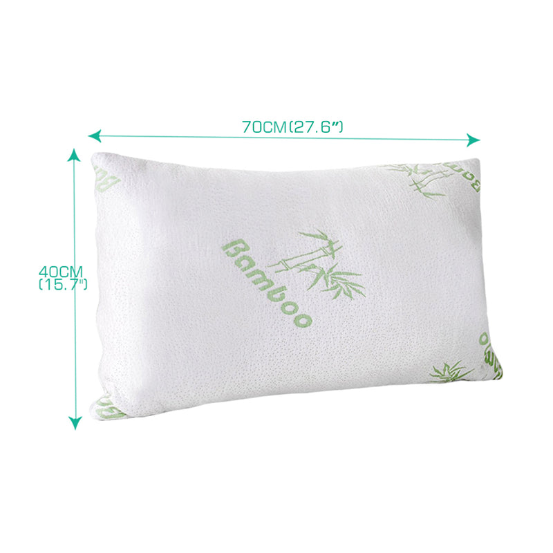 DreamZ 2x Memory Foam Pillow Bamboo-1954802698666774530