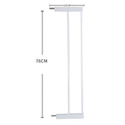 Levede Baby Safety Gate Adjustable Pet White 10cm Extension-1954802907606028290