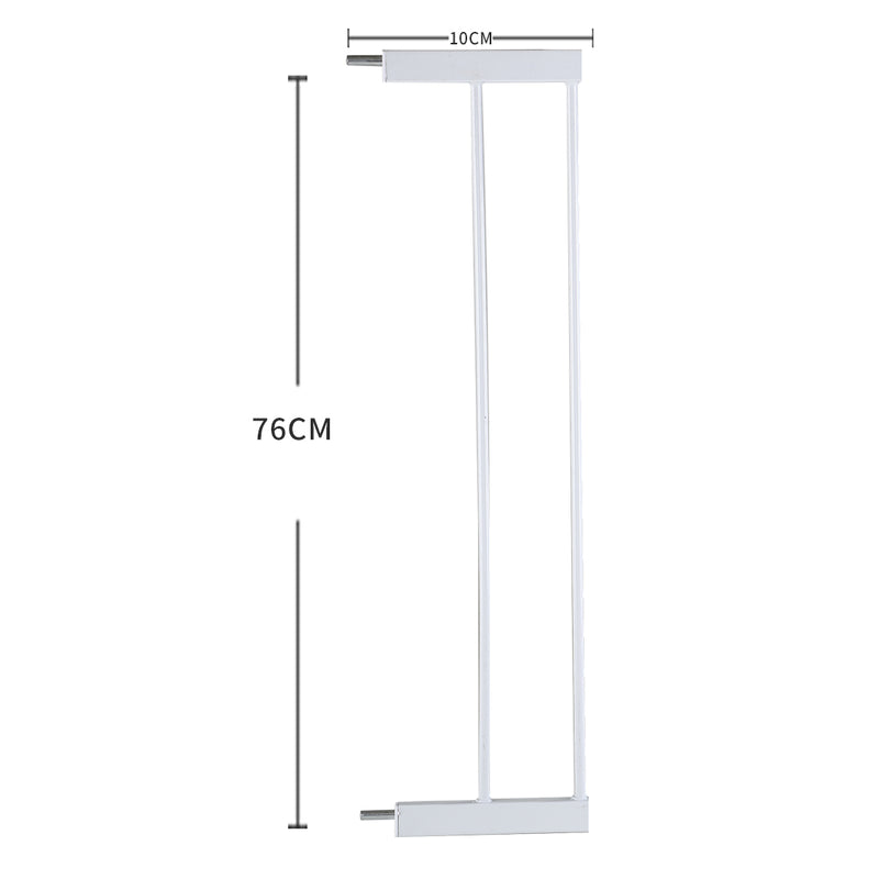 Levede Baby Safety Gate Adjustable Pet White 10cm Extension-1954802907606028290