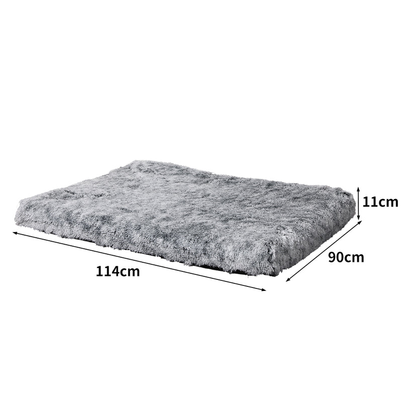 PaWz Dog Mat Pet Calming Bed Memory L Charcoal Large-1954802545960554498