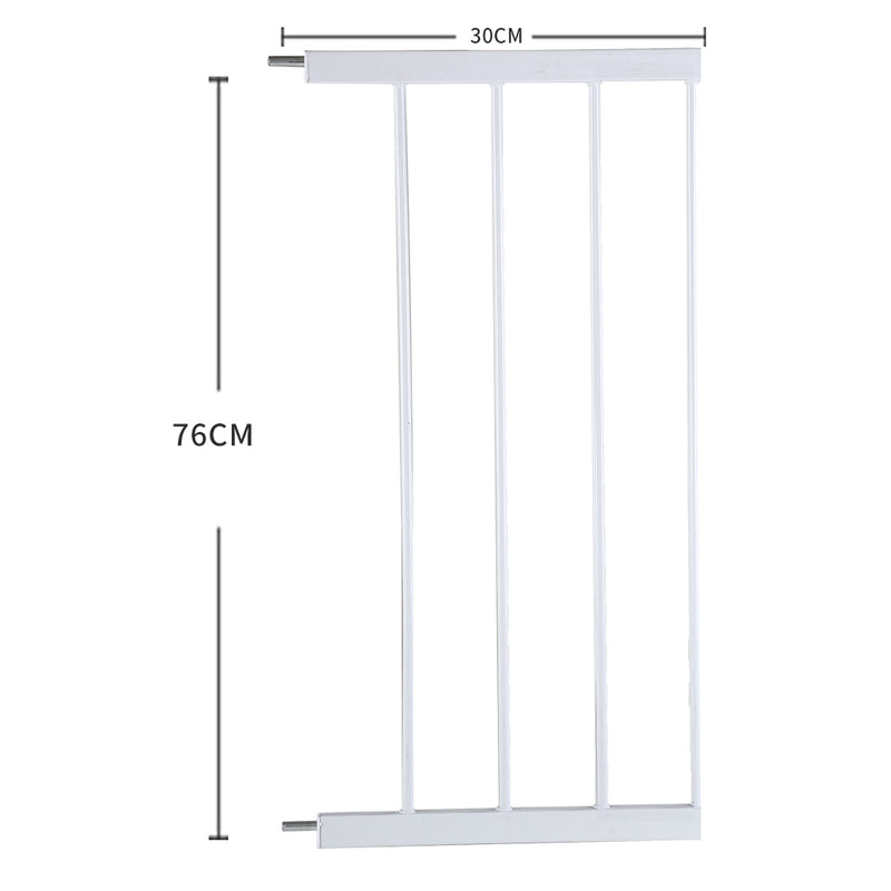 Levede Baby Safety Gate Adjustable Pet White 30cm Extension-1954802908432306178