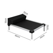 PaWz Pet Trampoline Aluminium Frame M Black Medium-1954802570929246210