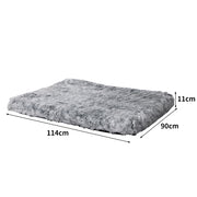 PaWz Dog Mat Pet Calming Bed Memory L Cober Charcoal Large-1954802546132520962