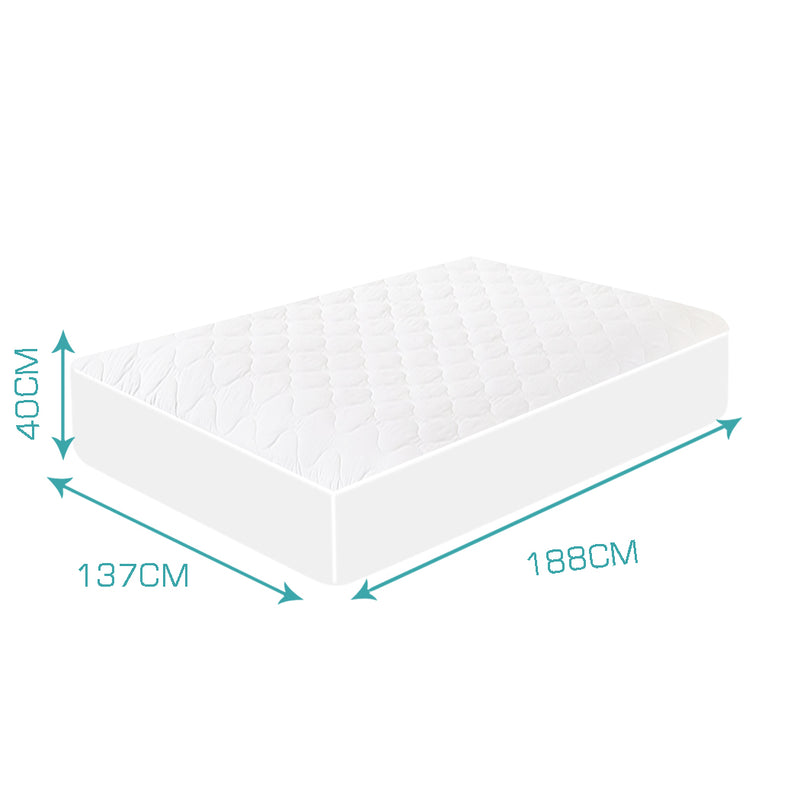 DreamZ Fitted Waterproof Bed Mattress Protector Double-1954802696993247234