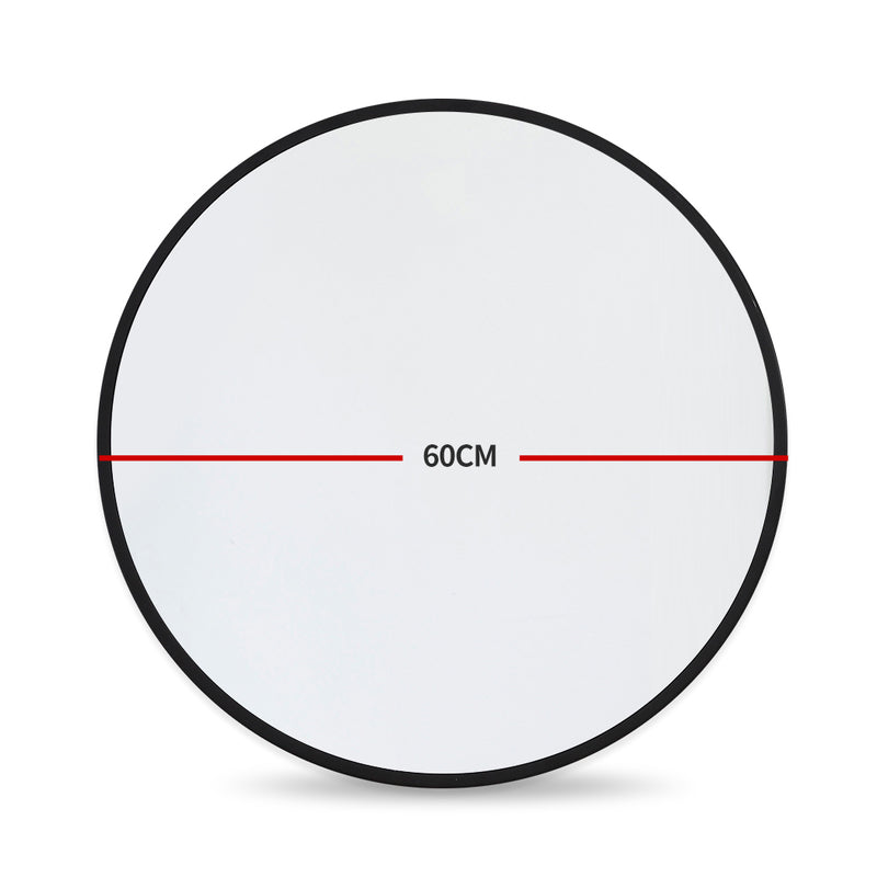 Wall Mirror Round Shaped Bathroom Makeup Medium-1954802954406072322
