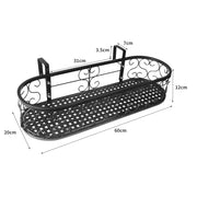 Levede Plant Stand Outdoor Indoor Home Black Oval-1954802666530017282
