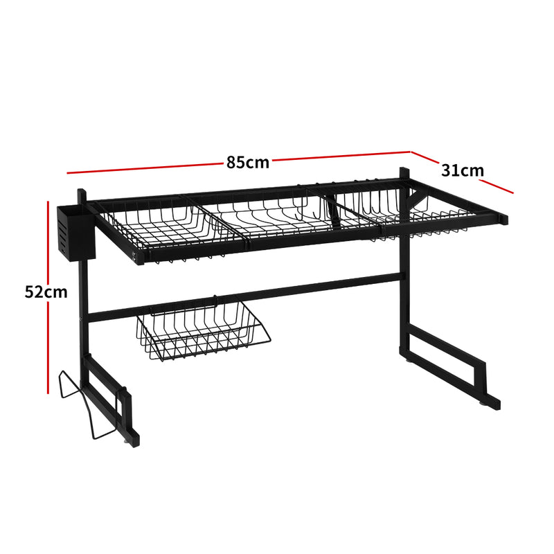 TOQUE Dish Drying Rack Over Sink Steel 85 CM-1954802791746768898