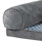 PaWz Pet Bed Sofa Dog Bedding Soft Warm L Grey Large-1954802514956259331