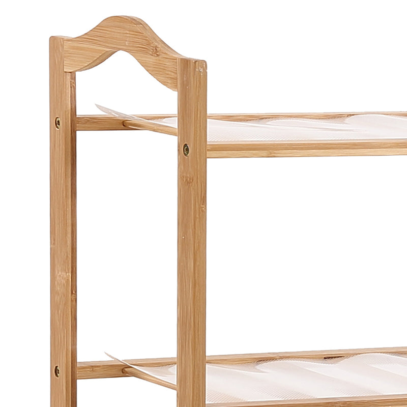 Levede Bamboo Shoe Rack Storage Wooden-1954802689107955715