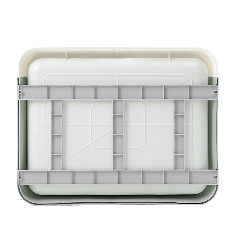 PaWz Foldable Cat Litter Box Tray Enclosed Grey-1954802553015373827