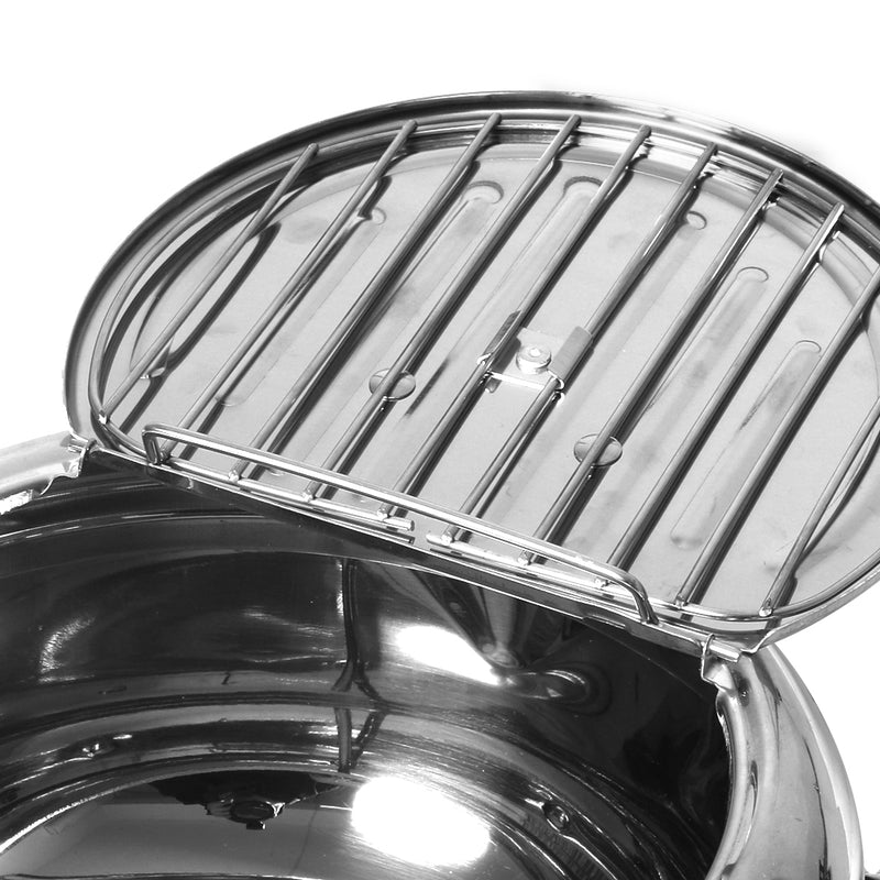 TOQUE 24cm Japanese Deep Frying Pan Silver-1954802792858259459