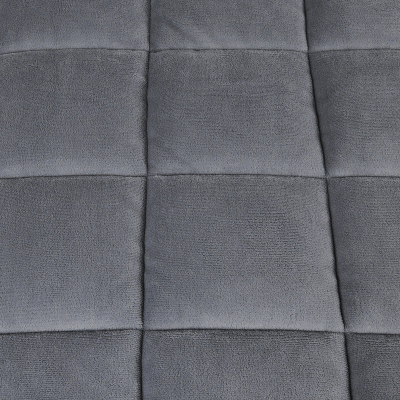DreamZ Quilt Doona Comforter Blanket Grey Super King-1954802584338436099