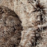 PaWz Pet Bed Cat Dog Donut Nest Calming M Brown Medium-1954802518441725955