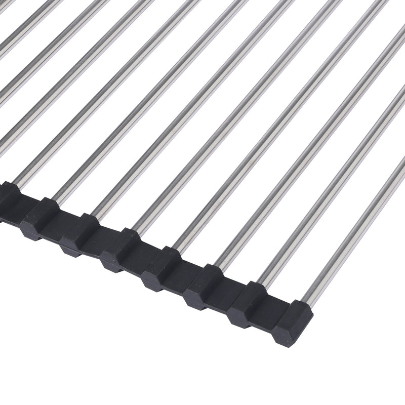 TOQUE Stainless Steel Dish Drying Rack-1954802797618794499